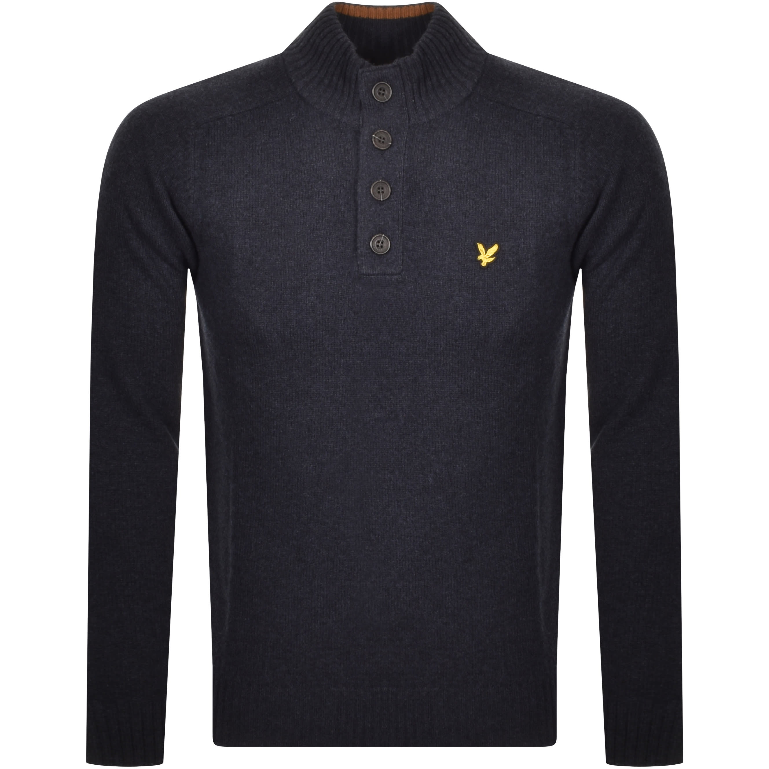Alternative Image for ProductLyle And Scott Funnel Neck Knit Jumper Navy1